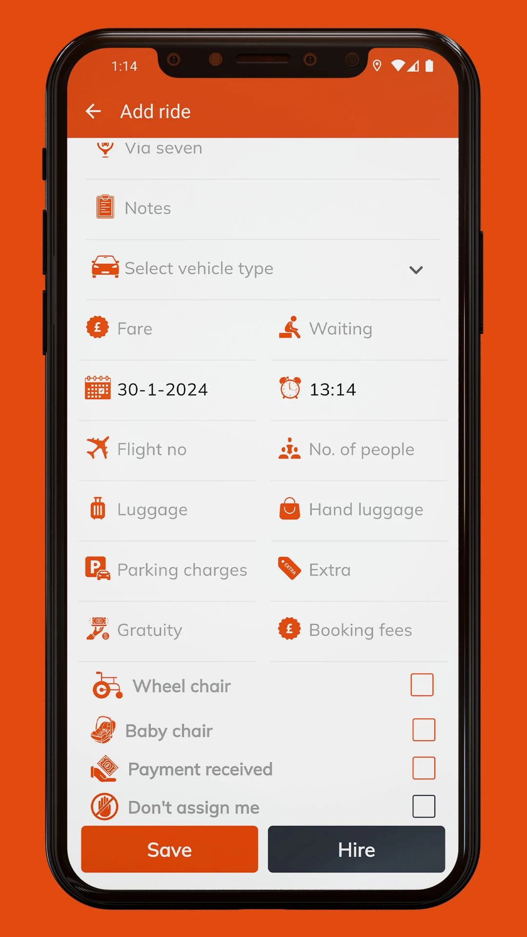 Taxi dispatch UAE screenshot