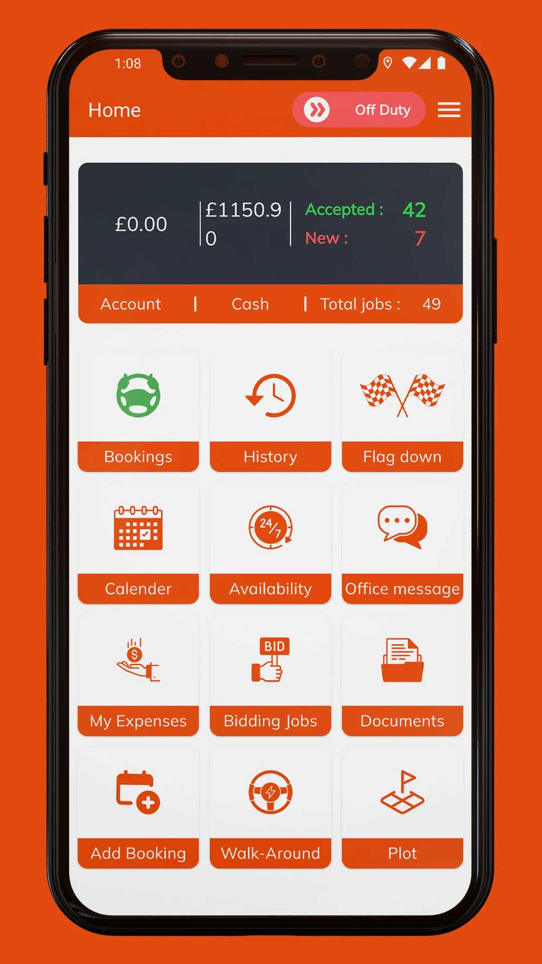 Taxi dispatch UAE screenshot